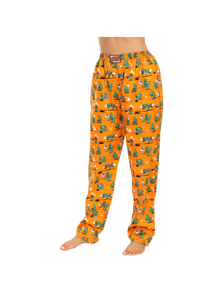 Styx Pantaloni de dormit pentru femei Styx cactusi