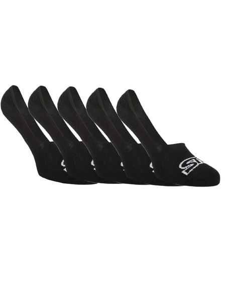 Styx Set de cinci - șosete Styx extra joase negre