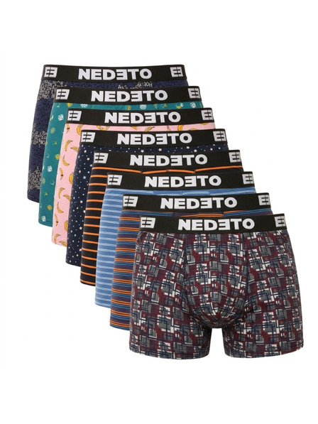 Nedeto Set de opt - boxeri bărbătești Nedeto multicolori
