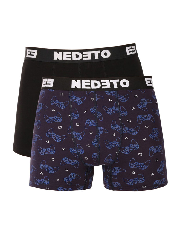 Nedeto Set de doi - boxeri bărbătești Nedeto multicolori
