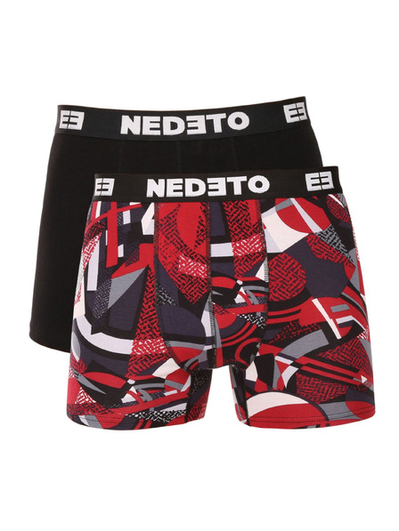 Nedeto Set de doi - boxeri bărbătești Nedeto multicolori