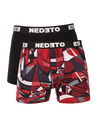 Nedeto Set de doi - boxeri bărbătești Nedeto multicolori