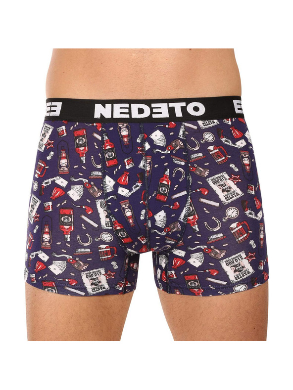 Nedeto Set de doi - boxeri bărbătești Nedeto multicolori