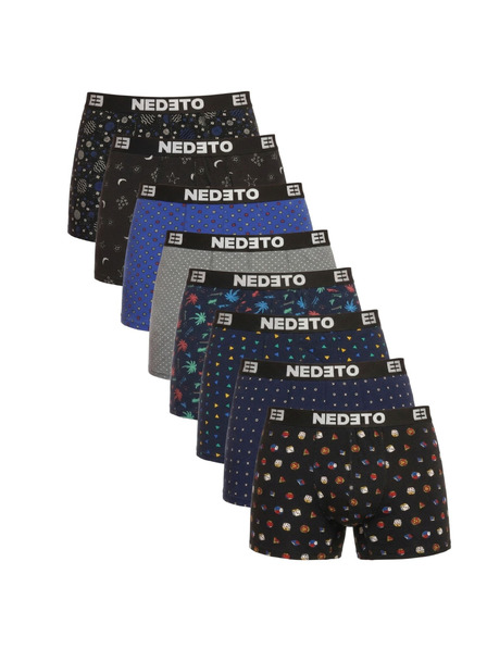 Nedeto Set de opt - boxeri bărbătești Nedeto multicolori