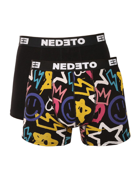 Nedeto Set de doi - boxeri bărbătești Nedeto multicolori