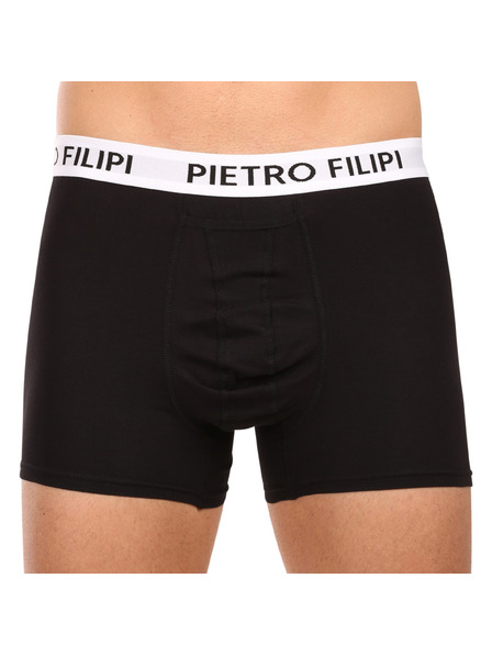 Pietro Filipi Set de doi - chiloți boxeri pentru bărbați Pietro Filipi balls holder negru