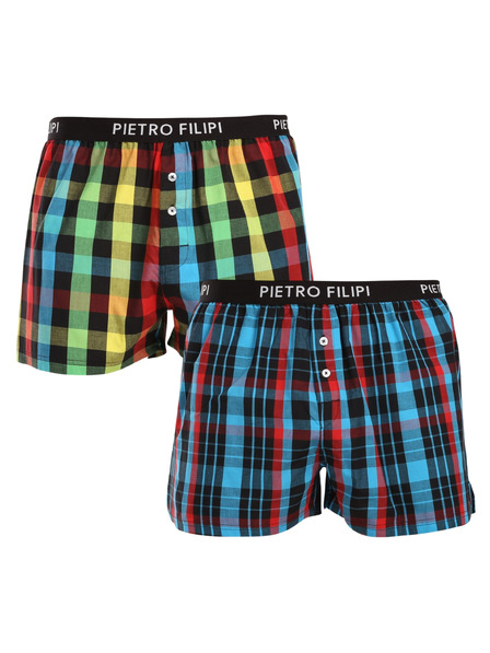 Pietro Filipi Set de doi - boxeri bărbătești Pietro Filipi multicolori