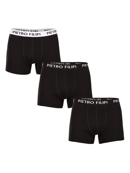 Pietro Filipi Set de trei - boxeri bărbătești Pietro Filipi negri