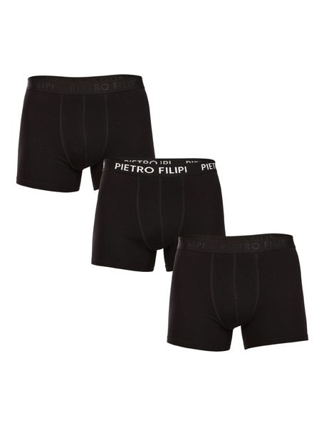 Pietro Filipi Set de trei - boxeri bărbătești Pietro Filipi negri