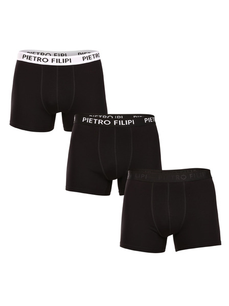 Pietro Filipi Set de trei - boxeri bărbătești Pietro Filipi negri