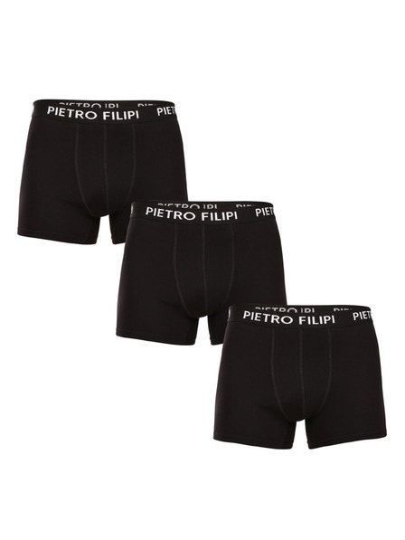 Pietro Filipi Set de trei - boxeri bărbătești Pietro Filipi negri