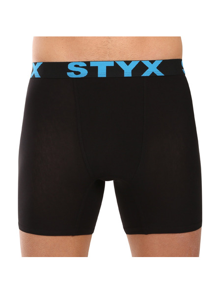 Styx Set de trei - boxeri bărbați Styx lung sport elastic multicolor