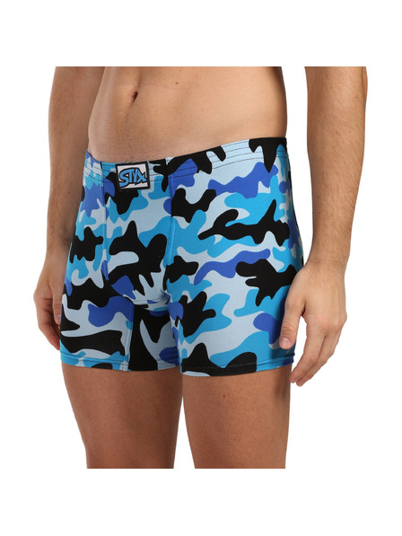 Styx Boxeri bărbătești Styx long art bandă clasică camuflaj albastru