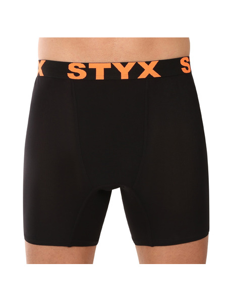 Styx Boxeri sport pentru bărbați Styx long, elastic negru