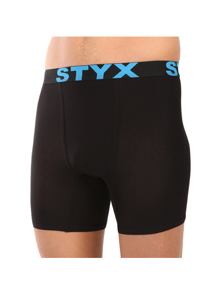 Styx Boxeri sport pentru bărbați Styx long, elastic negru