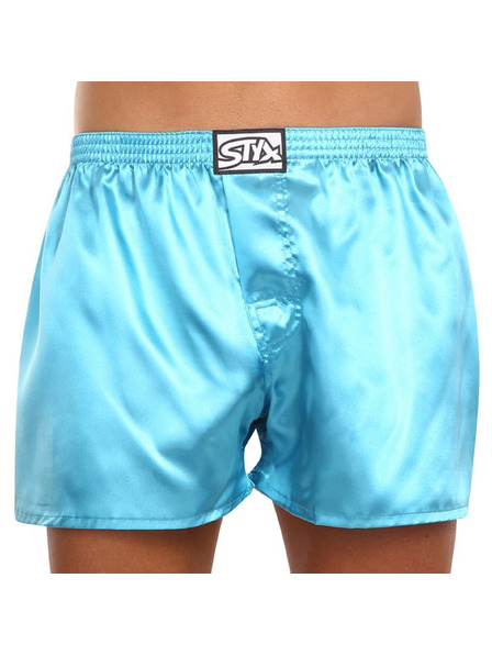 Styx Set de trei - pantaloni scurți bărbătești Styx bandă clasică satin multicolori