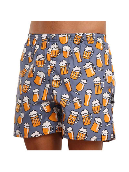 Styx Pantaloni scurți de casă bărbătești cu buzunare Styx bere