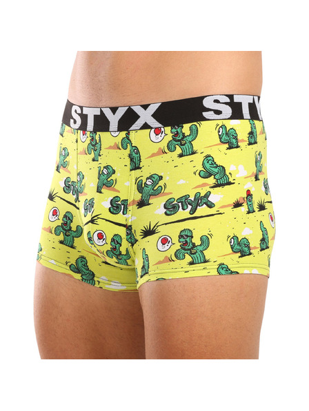 Styx Boxeri bărbătești Styx art bandă sportivă cactuși