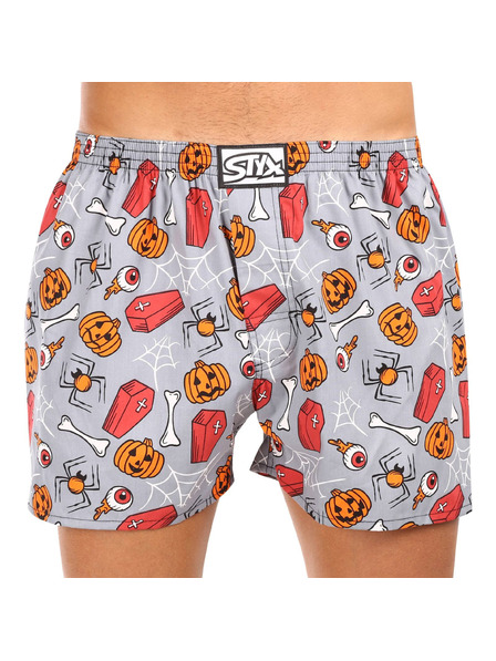 Styx Boxer bărbătesc Styx art bandă clasică Halloween cercei supradimensionat
