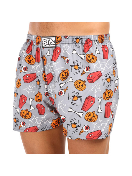 Styx Boxer bărbătesc Styx art bandă clasică Halloween cercei supradimensionat