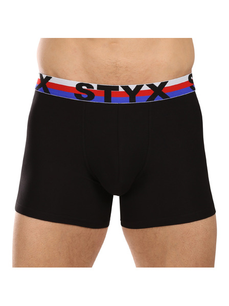 Styx Set de trei - boxeri bărbătești Styx long bandă sportivă multicolor tricolor