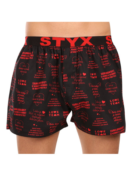 Styx Boxer bărbătesc Styx art bandă sportivă Valentin texte