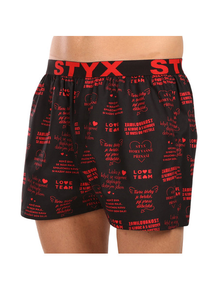 Styx Boxer bărbătesc Styx art bandă sportivă Valentin texte