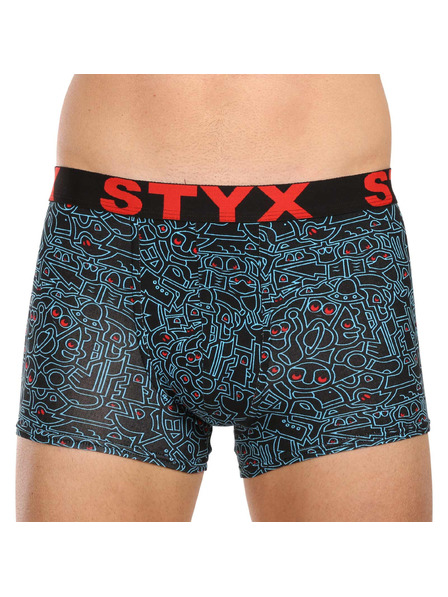 Styx Set cinci - boxeri bărbătești Styx art banda elastică sport multicolor