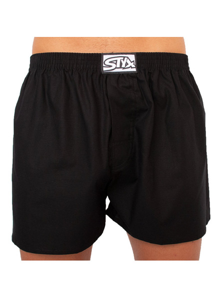 Styx Boxeri bărbătești Styx banda elastică clasică mărime mare negru