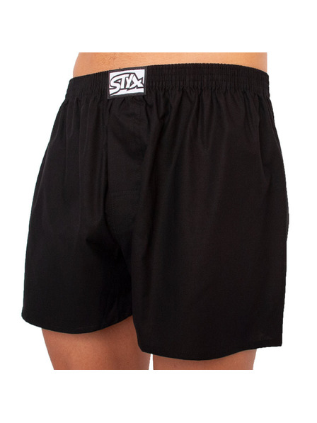 Styx Boxeri bărbătești Styx banda elastică clasică mărime mare negru