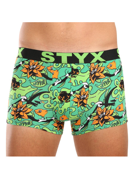 Styx Set de trei - boxeri bărbătești Styx art bandă sportivă multicolor