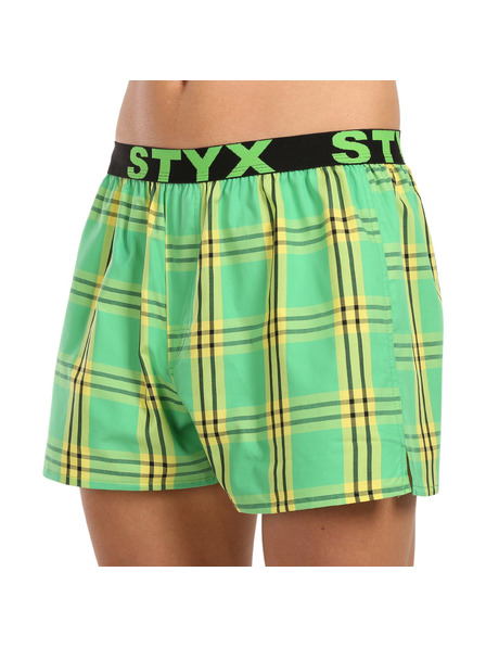 Styx Boxeri bărbătești Styx banda elastică sport multicolor (B1011/2)