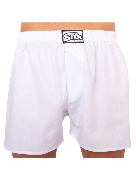 Styx Boxeri bărbătești Styx banda elastică clasică mărime mare albi