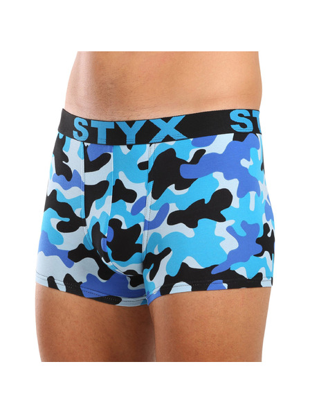 Styx Boxeri bărbați Styx art bandă sportivă camuflaj albastru