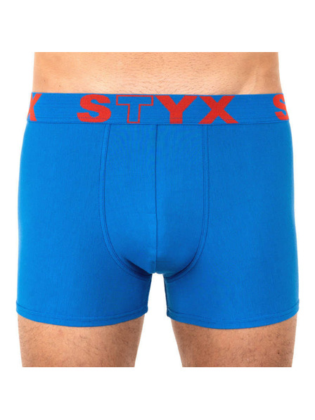 Styx Set de trei - boxeri bărbați Styx bandă sportivă albastru