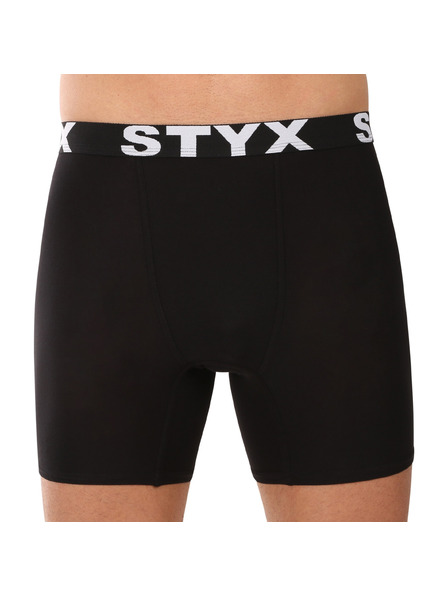 Styx Set de cinci - boxeri bărbătești Styx long bandă sportivă negru