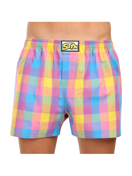 Styx Pantaloni scurți bărbați Styx Classic Rubber Oversized Multicolor