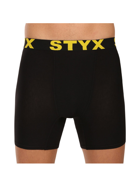 Styx Boxeri sport pentru bărbați Styx long, elastic negru