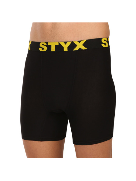 Styx Boxeri sport pentru bărbați Styx long, elastic negru