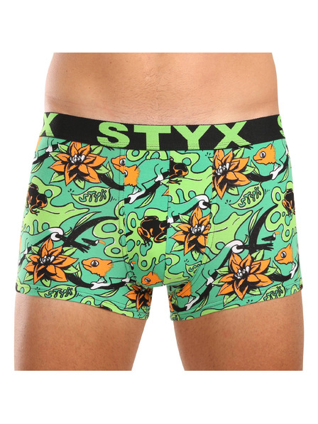 Styx Boxeri bărbătești Styx art bandă elastică sportivă supramărime tropic