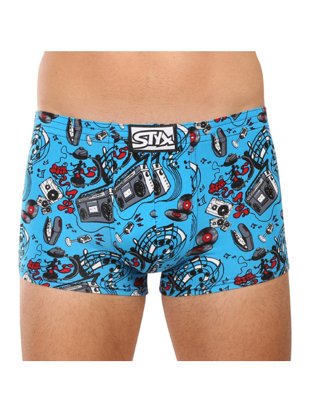 Styx Set trei - boxeri bărbătești Styx art bandă elastică clasică multicolor