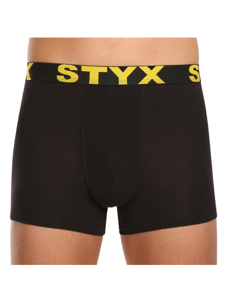 Styx Set de cinci - boxeri bărbați Styx bandă sportivă negru