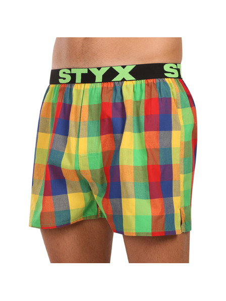 Styx Pantaloni scurți sport din cauciuc pentru bărbați Styx Multicolor