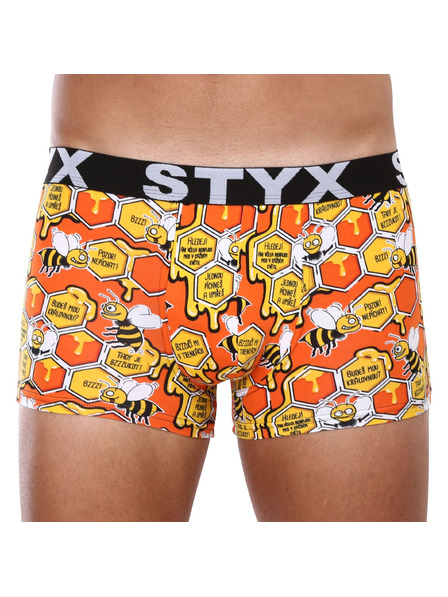 Styx Set de trei - boxeri bărbătești Styx art bandă sportivă multicolor