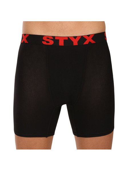 Styx Boxeri sport pentru bărbați Styx long, elastic negru