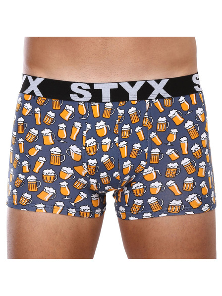 Styx Set de trei - boxeri bărbătești Styx art bandă sportivă multicolor