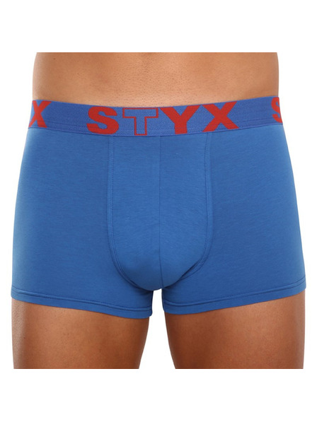 Styx Set de trei - boxeri bărbați Styx bandă sportivă albastru