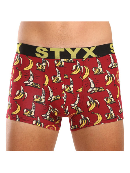 Styx Boxeri bărbătești Styx art bandă elastică sportivă supramărime banane