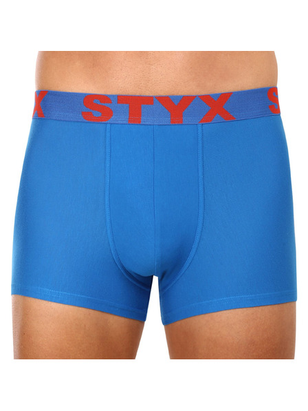 Styx Set de trei - boxeri bărbați Styx bandă sportivă albastru