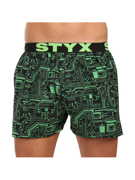 Styx Boxeri bărbătești Styx art bandă elastică sportivă tișțac